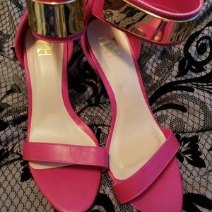 Fuscha pink high heels